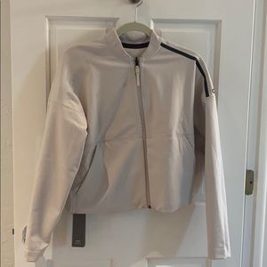 NEW grey adidas zip up jacket